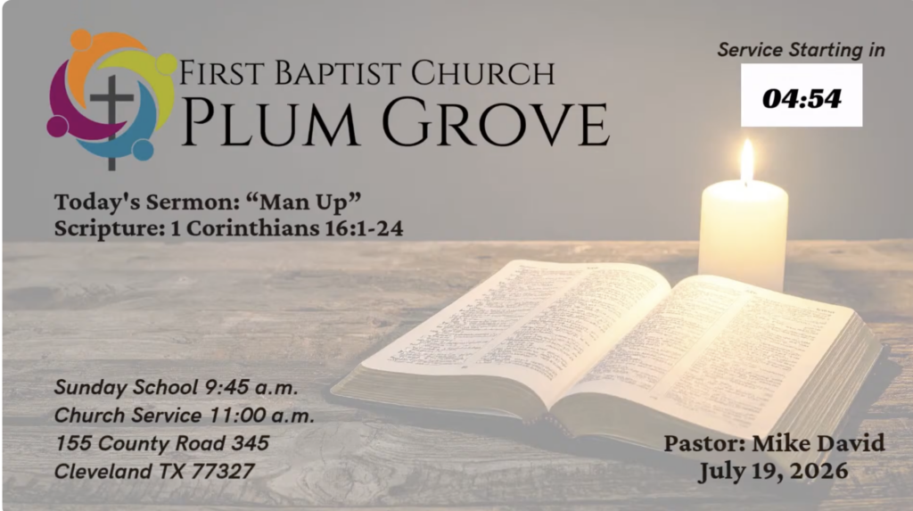 “Man Up” | 1 Corinthians 16:1-24
